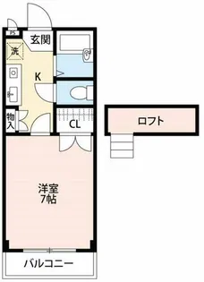 ラセーヌ柴田【1階】の間取り