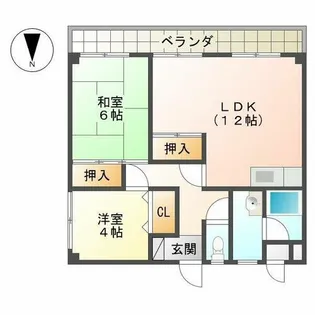 サンテラス垂水【3階】の間取り