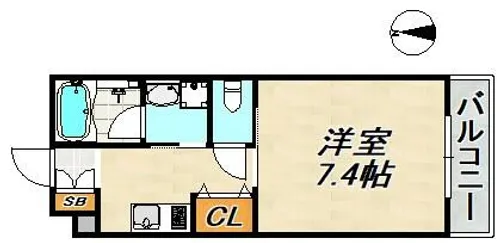 ワコーレヴィアーノ須磨行幸町【1階】の間取り