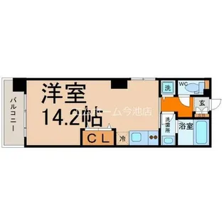 KDXレジデンス神宮前【8階】の間取り