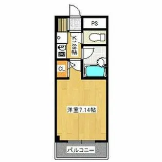 カレッジハイツ春日井【111号室】の間取り
