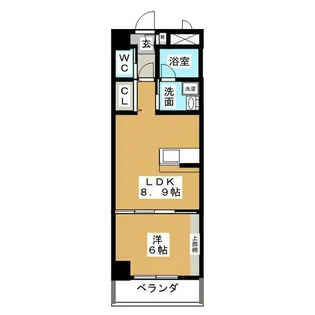 ラ・ルーチェ【2階】の間取り