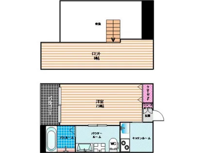 レガシィ井尻【103号室】の間取り