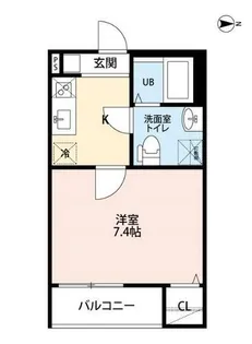 ガーデンプレイス【3階】の間取り