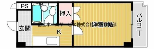 コーポあびこ【5階】の間取り