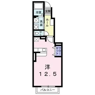 ストロベリーフィールズⅡ番館【1階】の間取り