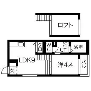 ソフィア名西【1階】の間取り