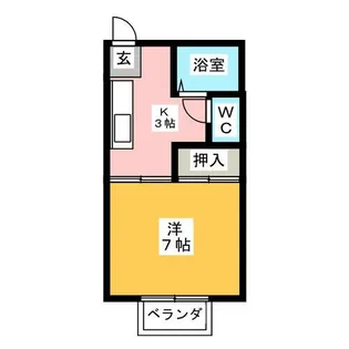 ハイツ裕望【2階】の間取り