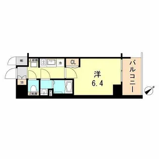 プレサンス神戸キュリオ【13階】の間取り