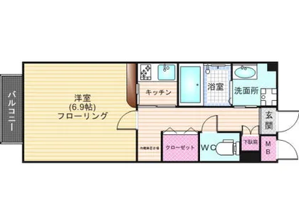 セレピック井尻【1階】の間取り