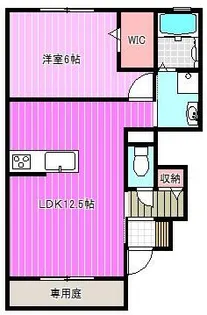 グランツコート三笠 A棟【1階】の間取り