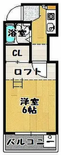 アミング富田林【2階】の間取り