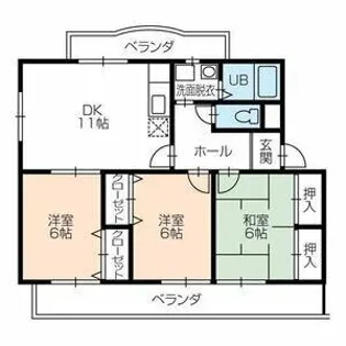 エスペランサ【302号室】の間取り