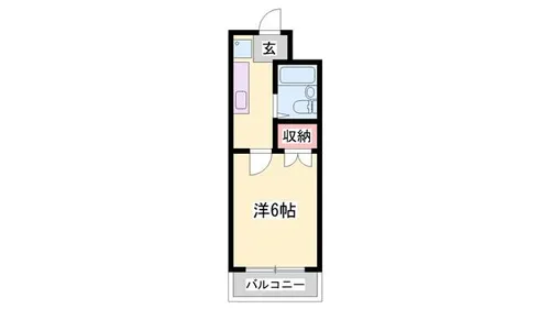 ラ・メゾン・プルミエール【301号室】の間取り