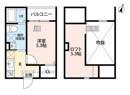 フォルゴーレⅡ【2階】の間取り