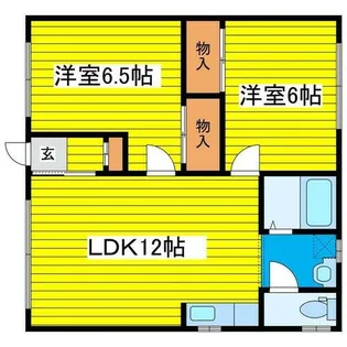 コーポ42【2号室】の間取り