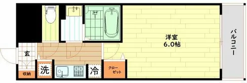 プレサンス福島ニューゲート【10階】の間取り