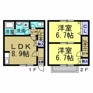 檸檬館【101号室】の間取り