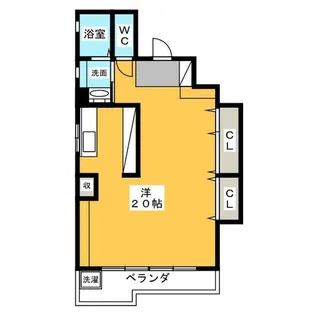 ハイツ松下【4階】の間取り