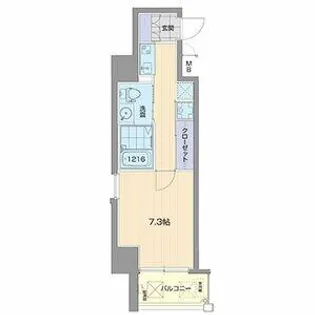 ライブコート千種【15階】の間取り