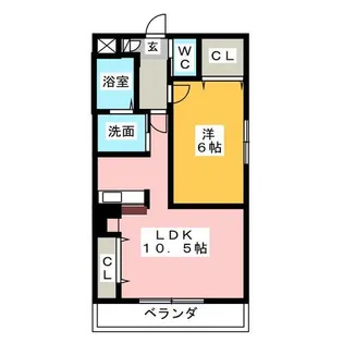 ルミナスT【2階】の間取り