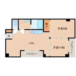 ピュアティ武庫之荘3【1階】の間取り