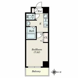 ニーズメゾン新栄【4階】の間取り
