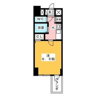 プレサンス東別院駅前コネクション【6階】の間取り