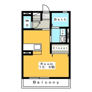 セレッソ米津【2階】の間取り