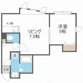 レユシールN30【203号室】の間取り