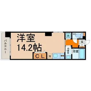 KDXレジデンス神宮前【8階】の間取り