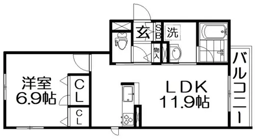 Shamaison HOSHIYA【2階】の間取り
