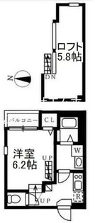 ハーモニーテラス河岸町II【1階】の間取り