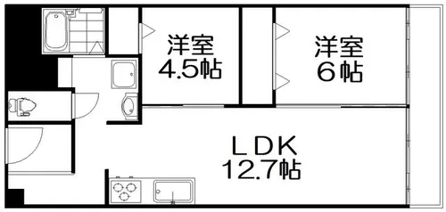 シャトータナカ【1階】の間取り