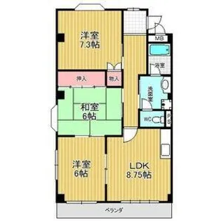 リバティーヒル乗鞍【1階】の間取り