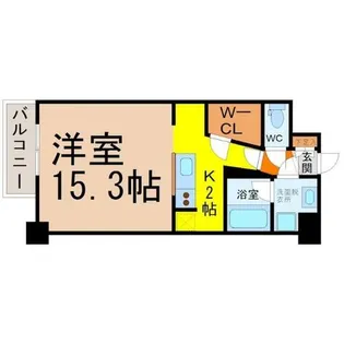 グラヴィス鶴舞【4階】の間取り