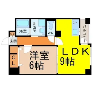 アーバンラックス今池【1階】の間取り