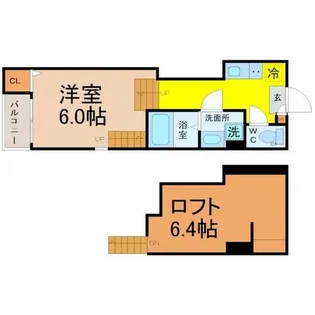 ハーモニーテラス一社【1階】の間取り
