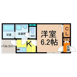 MAISONFAR黒川【2階】の間取り