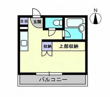 ヴィラハイジア春吉【1405号室】の間取り