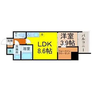 BMG RESIDENCE【9階】の間取り