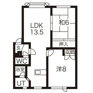サンシャイン19【1階】の間取り
