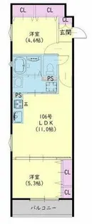 ラモーナ半田【2階】の間取り