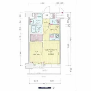 プレサンス太閤通ファシール【11階】の間取り