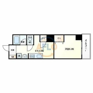オルフェア我孫子Ⅲ番館【6階】の間取り