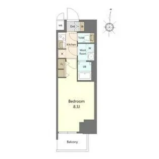 S-RESIDENCE高岳bresa【11階】の間取り
