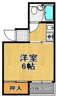 千島ビル【4階】の間取り