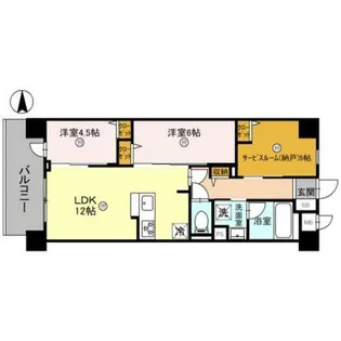 THE RESIDENCE 北白川【3階】の間取り
