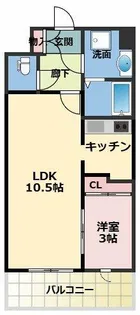 ワールドアイ大阪フェリーチェ【11階】の間取り