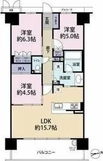 MIRAIMO スクエア【8階】の間取り